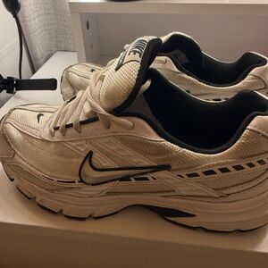 Nike Black and Cream Sneakers